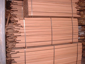 Steamed and kiln dried beech wood timber