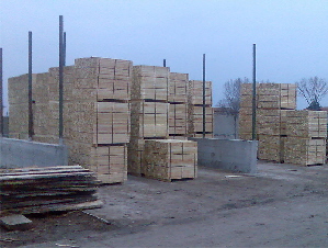 Poplar wood pallets elements