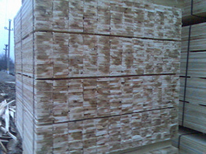 Poplar wood pallets elements